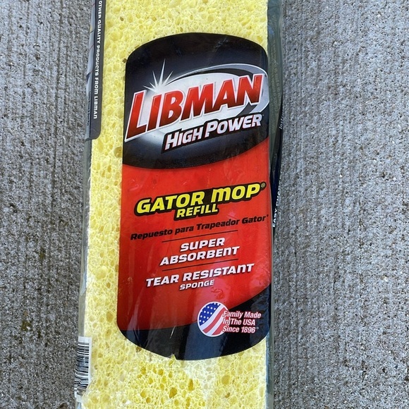 Libman High Power Gator Mop Refill NEW Discontinued Hard to Find - Picture 2 of 3